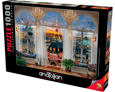 David Maclean: Terraza en París: Rompecabezas 1000 piezas. Marca Anatolian