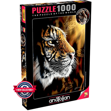 Rompecabezas Tigre Salvaje. 1000 pieza Marca Anatolian