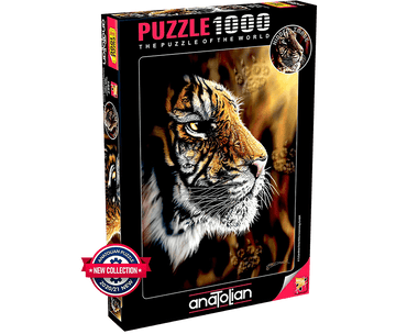 Rompecabezas Tigre Salvaje. 1000 pieza Marca Anatolian