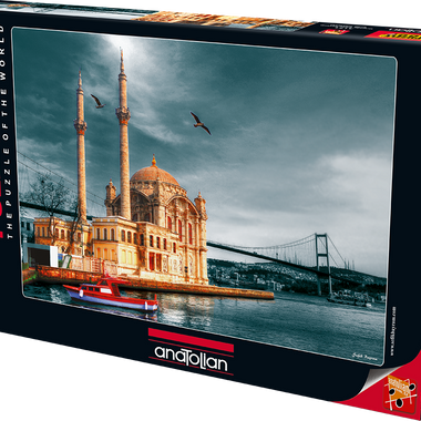 Rompecabezas Sefik Bayram - Mezquita de Ortakoy. 1000 piezas Marca Anatolian