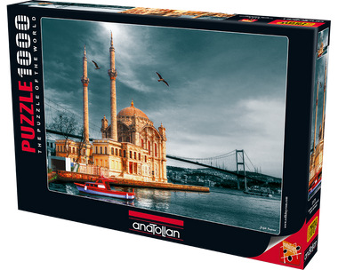 Rompecabezas Sefik Bayram - Mezquita de Ortakoy. 1000 piezas Marca Anatolian