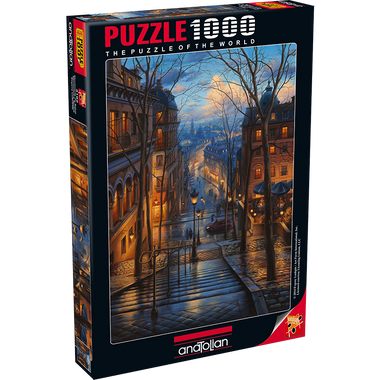 Rompecabezas Montmartre, París. 1000 piezas Marca Anatolian