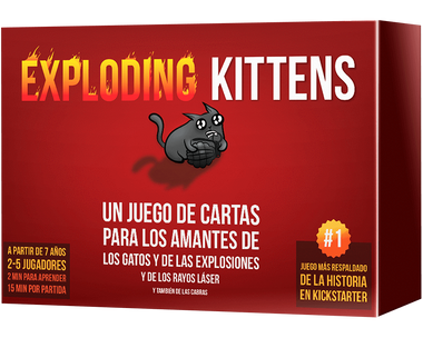 Juego de Mesa Original Exploding Kittens (Gatitos Explosivos) en Español