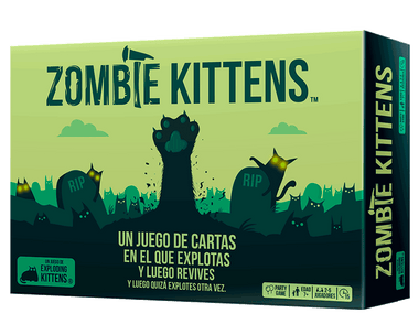 Juego de Mesa ORIGINAL Zombie Kittens (Gatitos Zombies Explosivos) en Español. Marca Exploding Kittens
