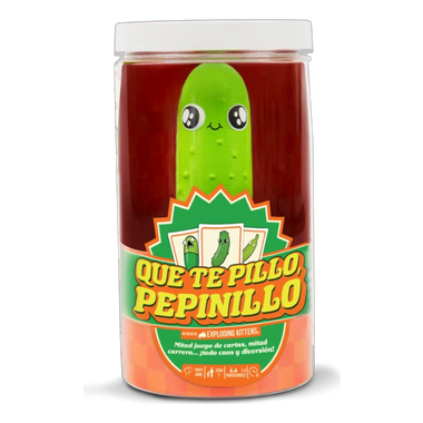 Que Te Pillo, Pepinillo. Juego de Mesa Exploding Kittens en Español. Edad 7+
