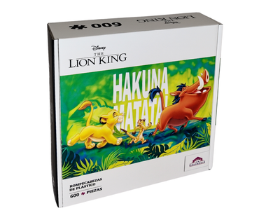 Rompecabezas El Rey León Hakuna Matata 600 Piezas Disney