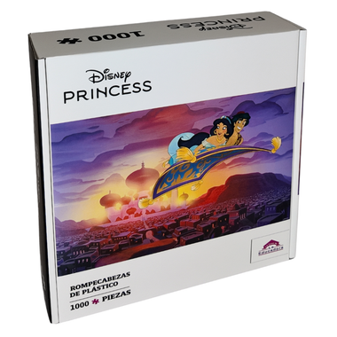 Rompecabezas Aladino y Jasmine Disney 1000 Piezas De Plástico