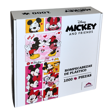 Rompecabezas Panorámico Mickey y Minnie 2 Disney 1000 Piezas De Plástico