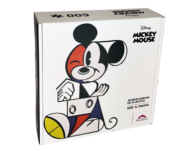 Rompecabezas Arte Mickey Disney 600 Piezas De Plástico