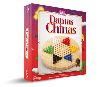 Damas Chinas de Madera (Tablero Redondo). Juego de Salón