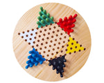 Damas Chinas de Madera (Tablero Redondo). Juego de Salón