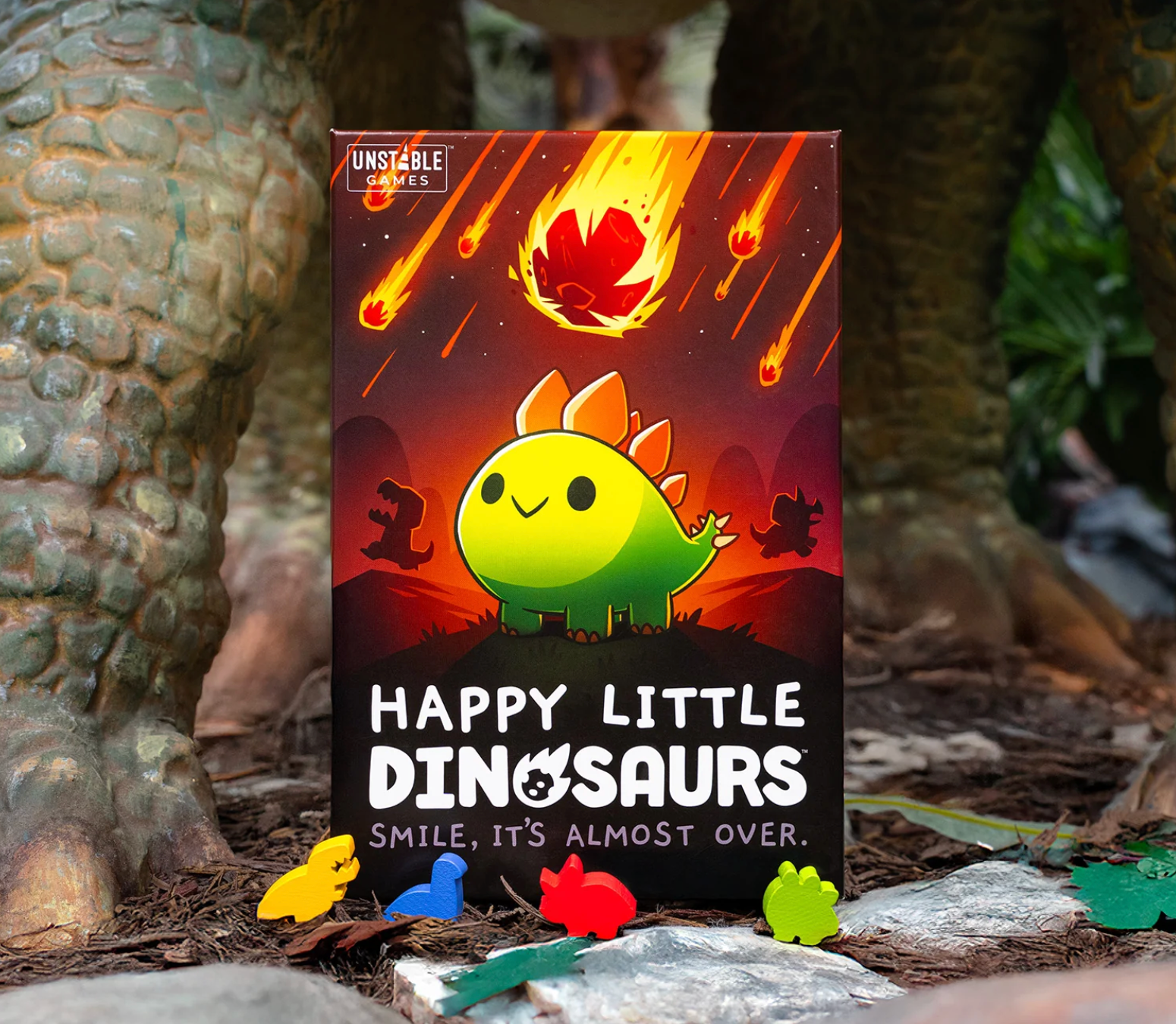 ¿La vida te lanza meteoritos? ¡Juega Happy Little Dinosaurs!