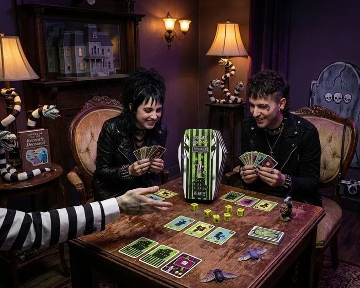 ¡Dilo tres veces y que se arme el caos! El juego de mesa de Beetlejuice llegó a Vijoan Games
