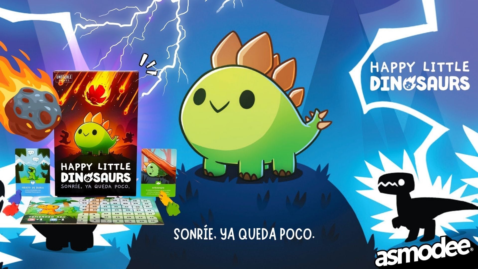 ¿La vida te lanza meteoritos? ¡Juega Happy Little Dinosaurs!