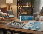 Van Gogh: Noche Estrellada: Rompecabezas Panorámico 1000 Piezas Eurographics