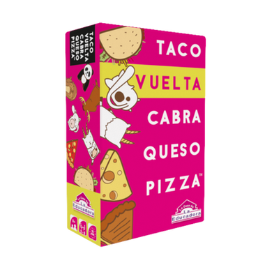 Juego de Mesa en Español Taco, Vuelta, Cabra, Queso, Pizza