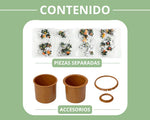 Maceta Estilo Folklore Danés: Rompecabezas 80 Piezas Miniatura. Marca PieceRelax