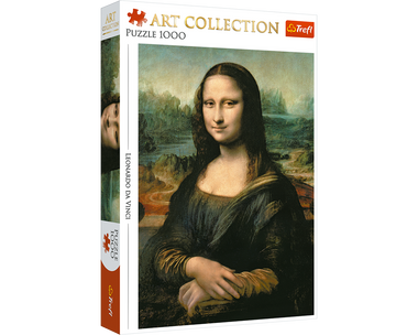 Rompecabezas Leonardo Da Vinci - Mona Lisa 1000 Piezas. Marca Trefl