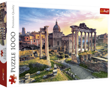Rompecabezas Foro Romano. 1000 Piezas. Marca Trefl