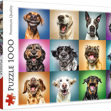 Rompecabezas Fotos de Perritos. 1000 Piezas. Marca Trefl