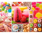 Rompecabezas Collage de Postres 1000 Piezas. Marca Trefl