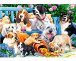 Rompecabezas Perros de Diferentes Razas 1000 Piezas. Marca Trefl