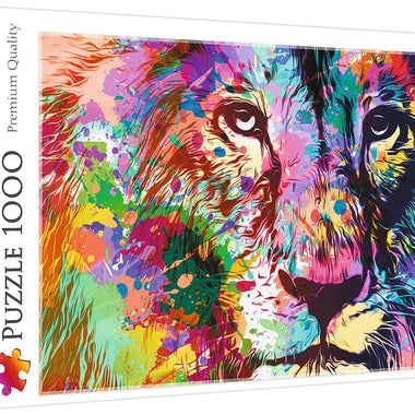 Rompecabezas León de Colores 1000 Piezas. Marca Trefl