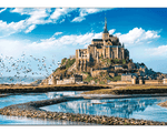 Rompecabezas Monte San Michel, Francia. 1000 Piezas Marca Trefl