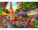 Rompecabezas París, Primavera con Flores. 1000 Piezas Marca Trefl