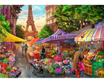 Rompecabezas París, Primavera con Flores. 1000 Piezas Marca Trefl