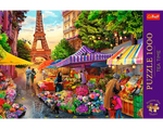 Rompecabezas París, Primavera con Flores. 1000 Piezas Marca Trefl