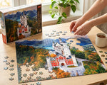 Rompecabezas Odisea Fotográfica: Castillo de Neuschwanstein, Alemania. 1000 Piezas Marca Trefl