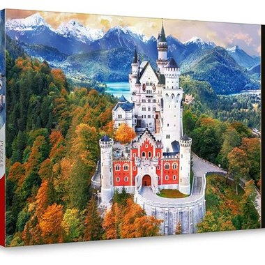 Rompecabezas Odisea Fotográfica: Castillo de Neuschwanstein, Alemania. 1000 Piezas Marca Trefl
