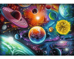 Rompecabezas Sistema Solar (DreamScapes). 1000 Piezas Marca Trefl Premium