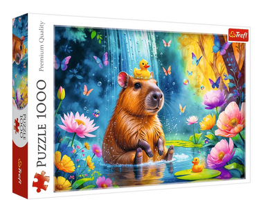 Rompecabezas Capibara. 1000 Piezas Marca Trefl