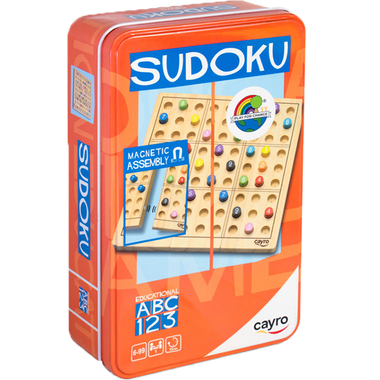 Sudoku de Viaje (Caja Metálica) Juego de Mesa. Marca Cayro