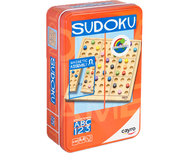 Sudoku de Viaje (Caja Metálica) Juego de Mesa. Marca Cayro