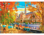 Rompecabezas Notre Dame en Otoño. 1000 piezas Marca Anatolian