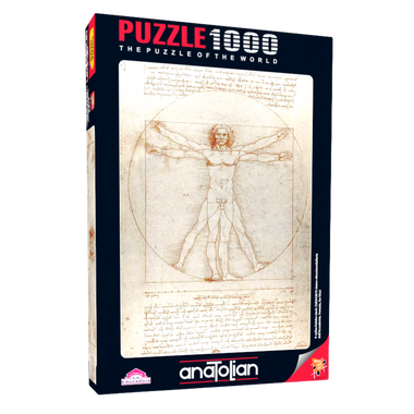 El Hombre Del Vitruvio: Rompecabezas de 1000 piezas. Anatolian