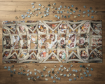 La Capilla Sixtina: Rompecabezas Panorámico de 1000 piezas. Anatolian