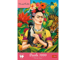 Rompecabezas Frida Kahlo- Retrato en la Jungla. 1000 Piezas Marca Trefl