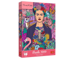 Rompecabezas Frida Kahlo- Un Alma Floreciente. 1000 Piezas Marca Trefl Premium