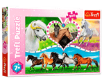Rompecabezas Caballos a Galope. 200 Piezas. Marca Trefl