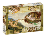 Michelangelo Buonarroti: La Creación de Adán: Rompecabezas 1000 Piezas Enjoy Puzzle