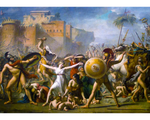 Jacques Louis David: El Rapto de las Sabinas: Rompecabezas 1000 Piezas. Marca Enjoy Puzzle