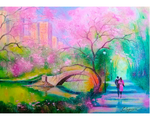 Paseo por el Parque de la Ciudad: Rompecabezas 1000 Piezas. Marca Enjoy Puzzle