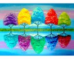 Olha Darchuk - Cada Árbol Tiene su Colorido: Rompecabezas 1000 Piezas. Marca Enjoy Puzzle