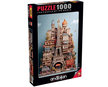 Rompecabezas Torre Eiffel. 1000 piezas Marca Anatolian