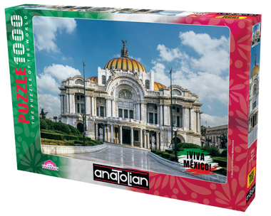 Rompecabezas Viva México: Palacio de Bellas Artes. 1000 piezas Marca Anatolian