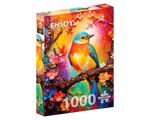Pajarito de Colores: Rompecabezas 1000 Piezas Enjoy Puzzle
